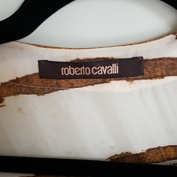 Authentic Roberto Cavalli Silk Bouse - Picture 2 of 4